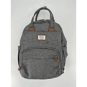 RUVALINO Diaper Backpack Multifunction Travel Bag‎ Gray